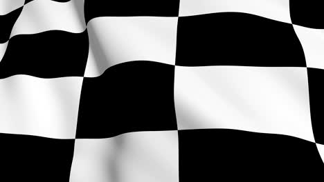 a checkered flag waving in the wind. national 3d racing flag waving