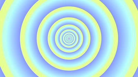 fondo de círculo de colores blanco abstracto. animación 4k