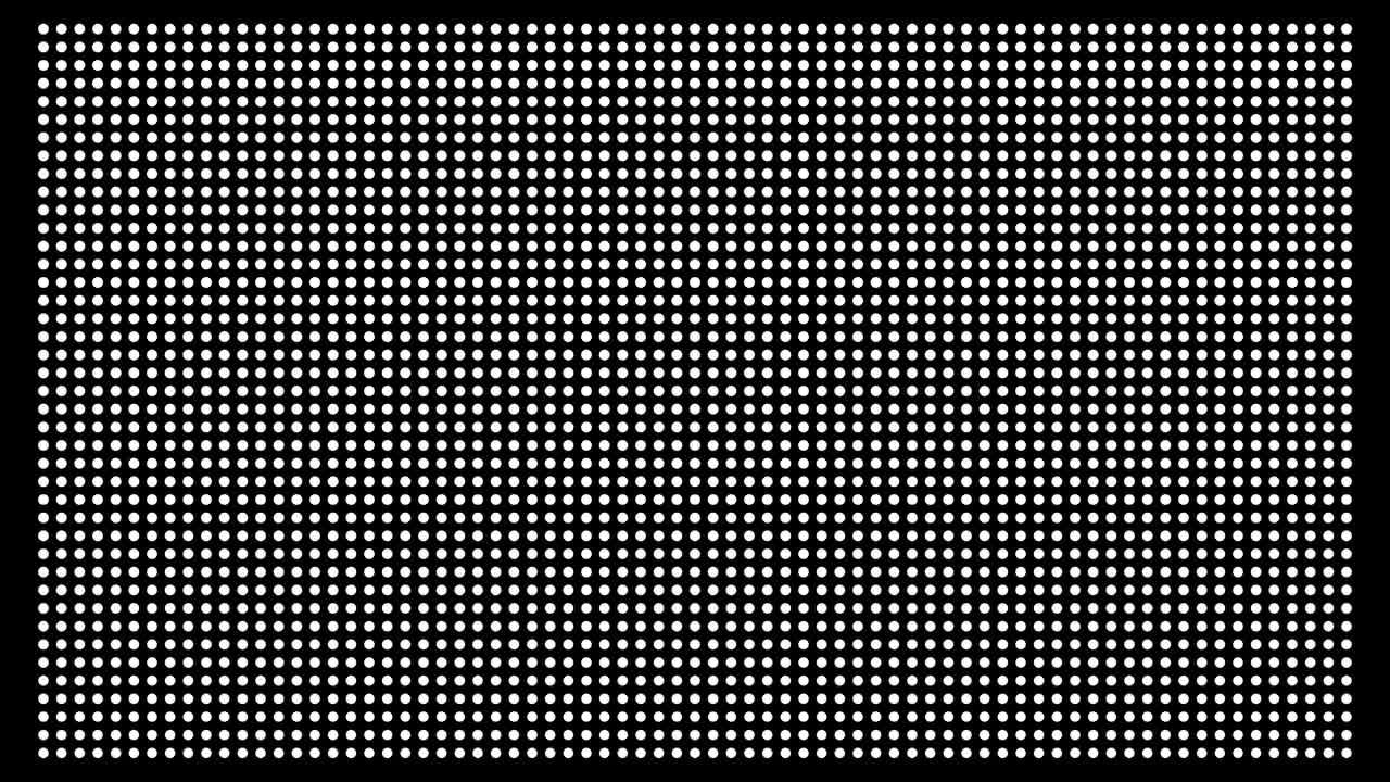 fondo de movimiento de puntos de medio tono sin costuras. fondo de dibujantes de puntos