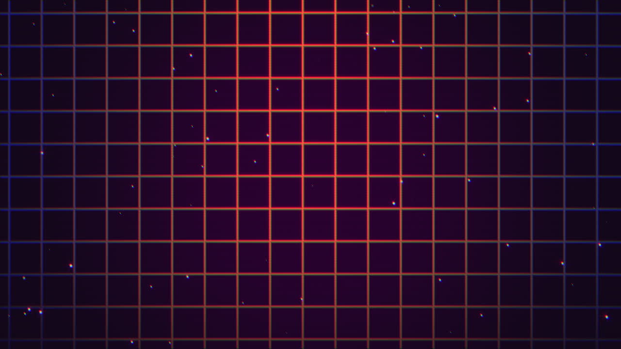 색채로운 그리드 패턴 보라색, 파란색, 초록색 사각형이 그리드로 배열되어 있습니다.