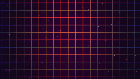 colorful grid pattern purple, blue, and green squares arranged in a grid