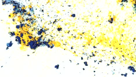 salpicaduras de polvo de colores abstractos