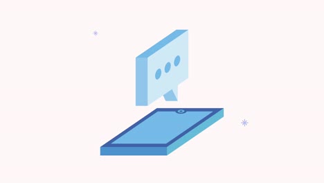 tecnología de dispositivos inteligentes animación de gadgets