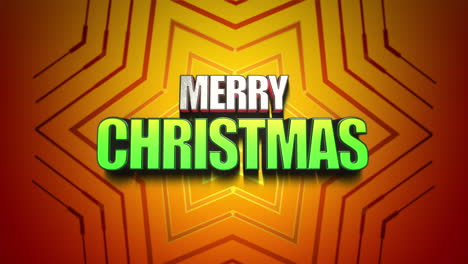 Modern-Merry-Christmas-text-on-orange-geometric-pattern