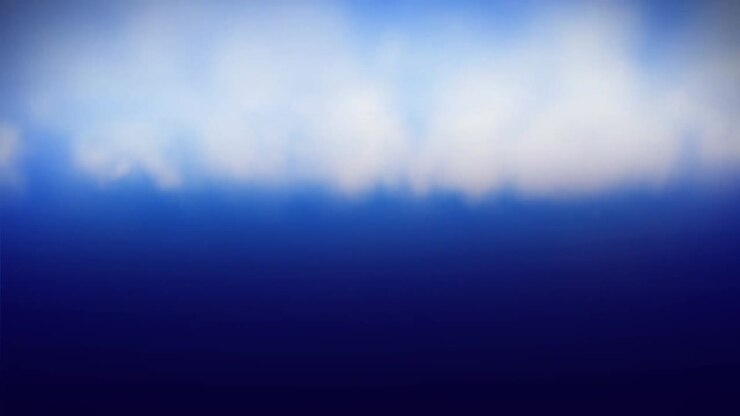 White cloud in blue sky