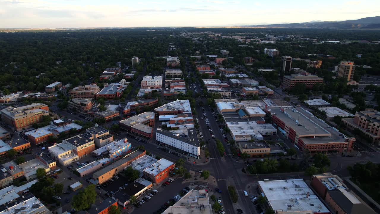 vista aérea de un paisaje urbano