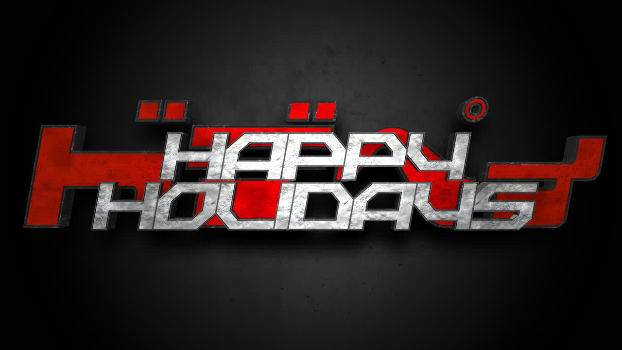 japón felices fiestas texto en la calle en la ciudad