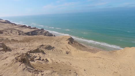 dunas de arena junto al mar, dinamarca, rubjerg knude