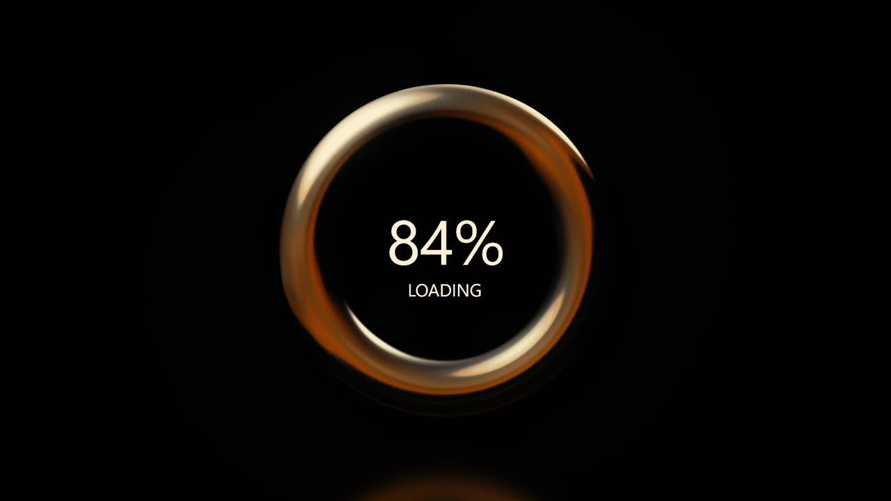 Loading Progress Ring Animations