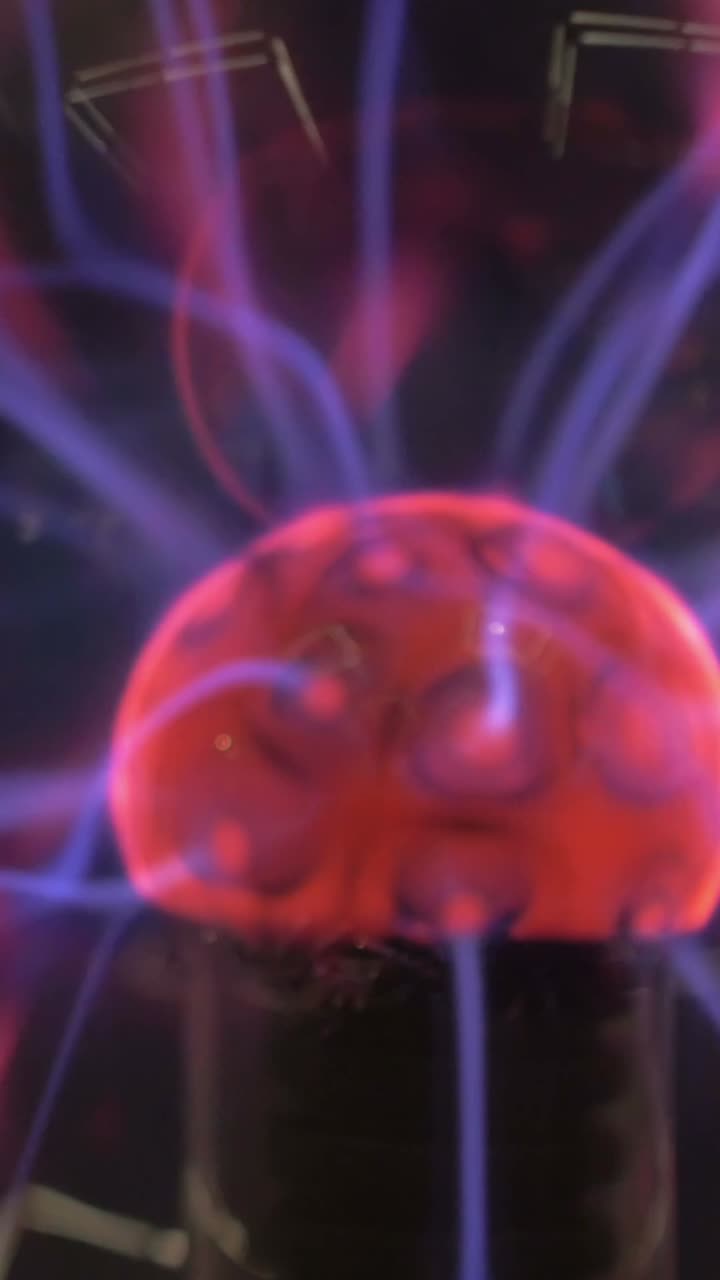 exhibición de bolas de plasma