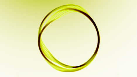 diseño de anillo amarillo abstracto