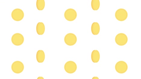animated background with money falling down.