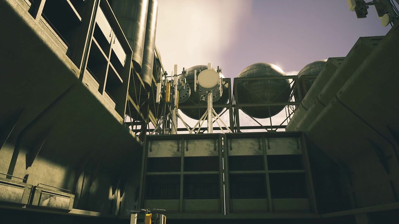 Connessioni meccaniche e vernice deteriorata su unità di raffreddamento e passerelle