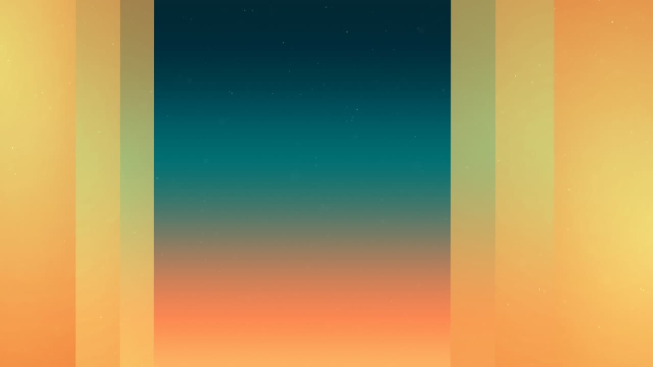 animación digital de líneas amarillas que forman contra el azul un fondo de gradiente retroactivo