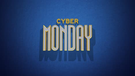 Texto-Retro-Del-Cyber-Monday-Al-Estilo-De-Los-Años-80-Sobre-Una-Textura-Grunge-Azul