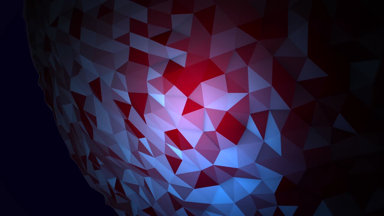 gran esfera líquida futurista azul en el espacio oscuro