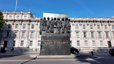the women of world war ii monument in london