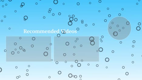 bubble fancy end card ending screen motion graphics