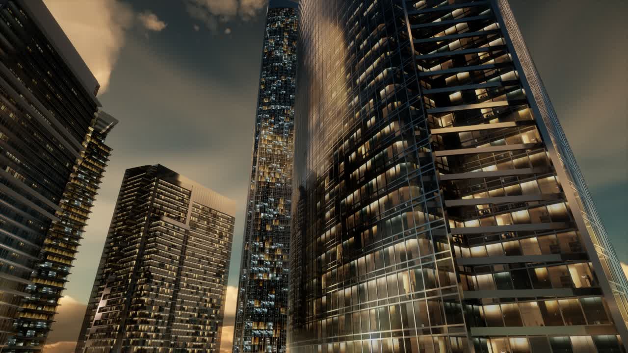 도시의 마천루나 현대적인 건물