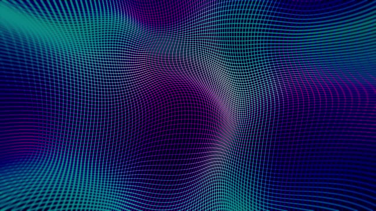 sfondo ondulato dinamico con molti punti.