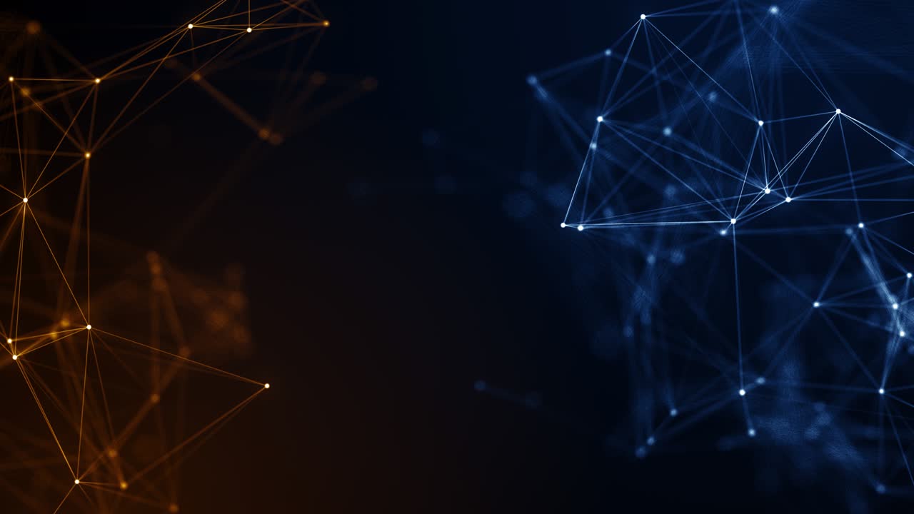 Plexus abstract network titles technology science background loop