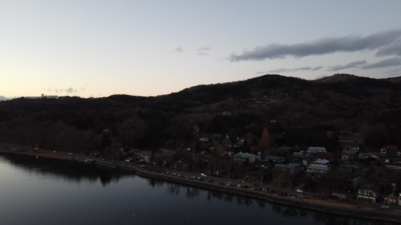 후지산에서 스카이라인 조감도. 후지산