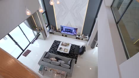 modern and elegance open plan home decoration