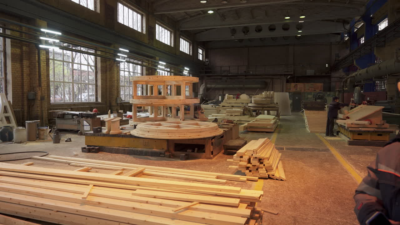 Woodworking Factory Interior