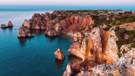 stunning cliffs and coastline of portugal showcase natural beauty