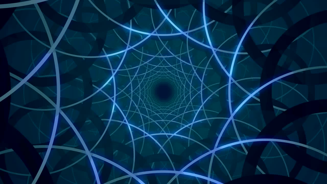 animación de fondo azul en espiral abstracta