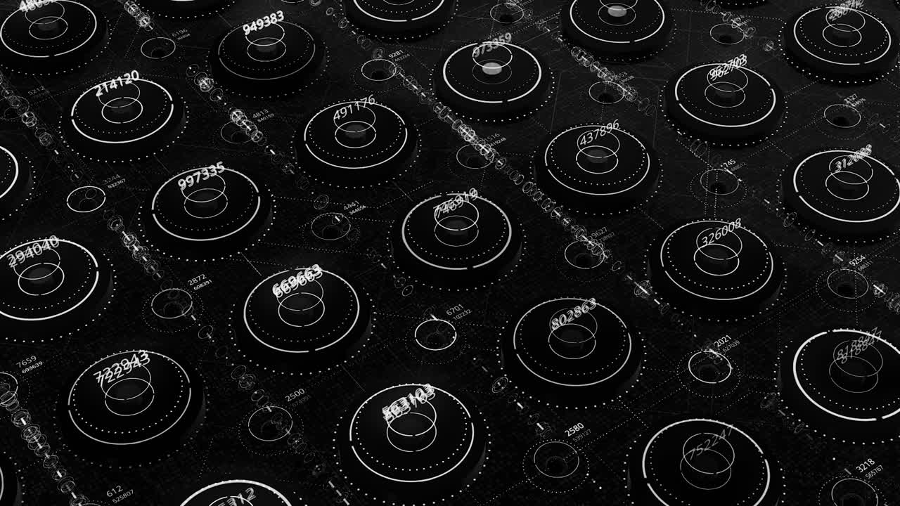 Abstract Futuristic Technology Pattern