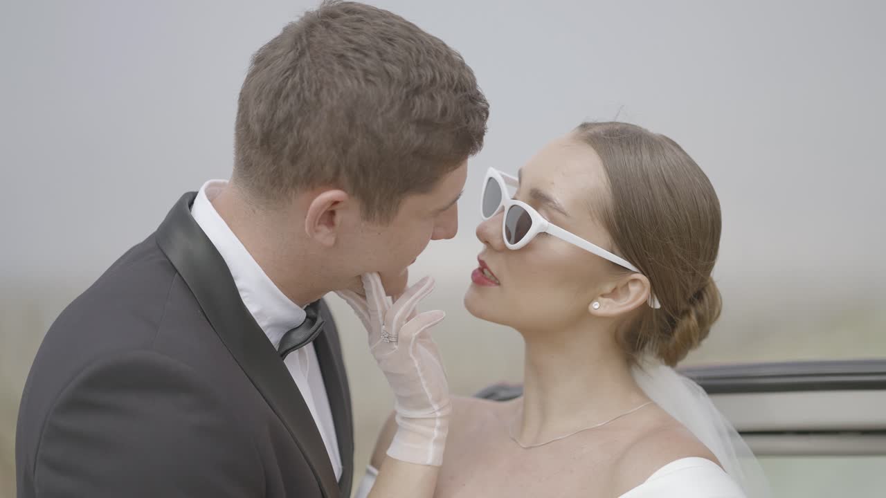 Romantic Bride and Groom Portrait