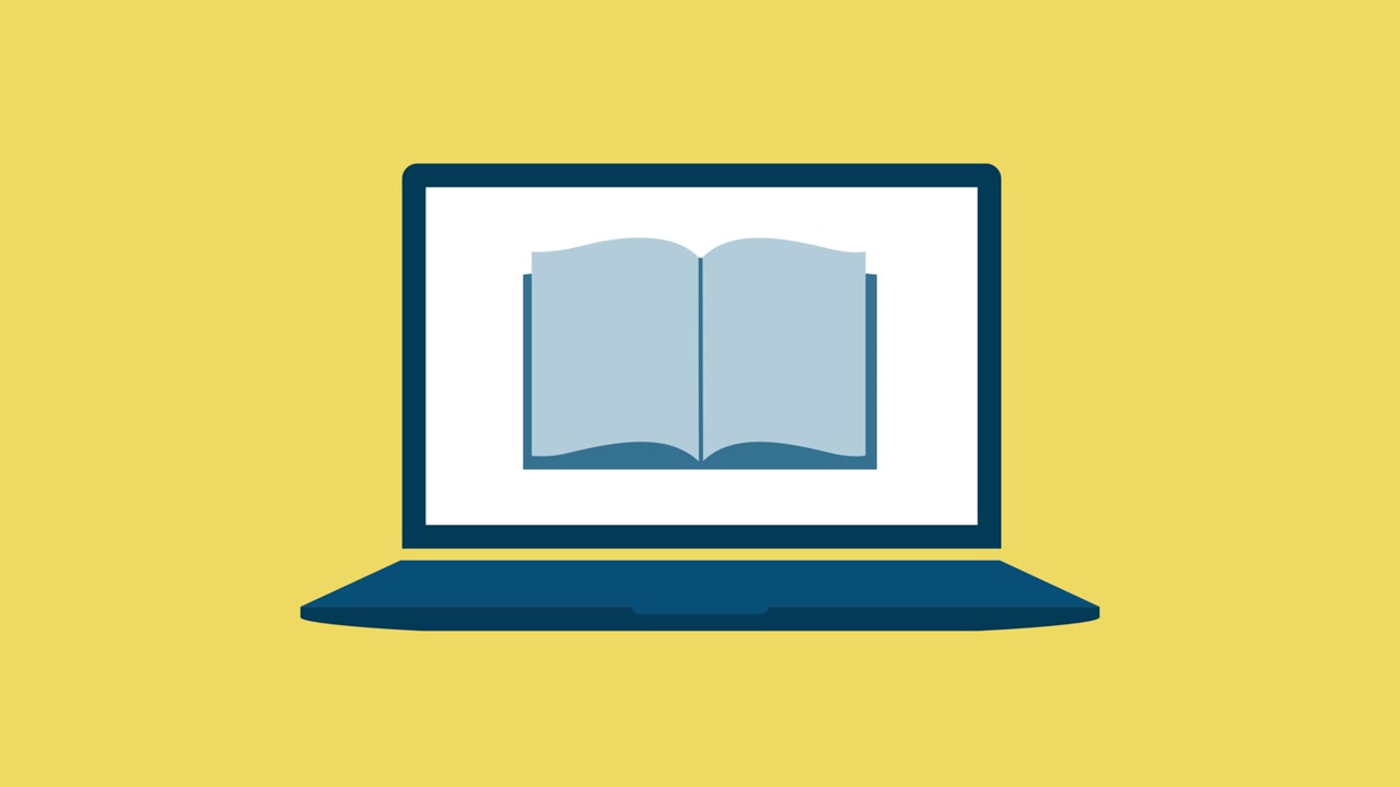 Concetto di e-book.