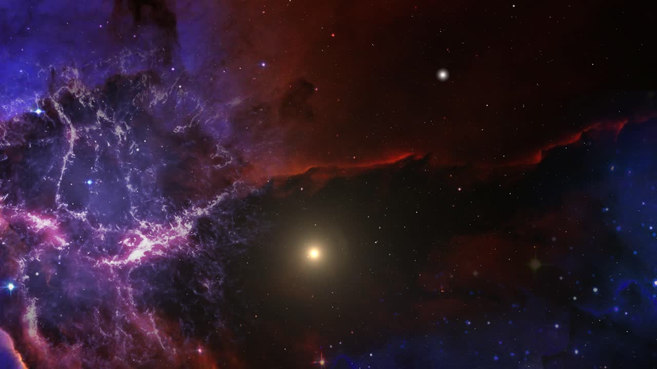 4k estrellas dispersas universo y nebulosa