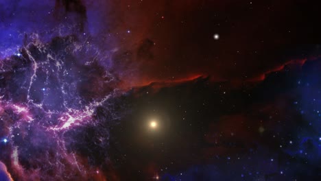 4k estrellas dispersas universo y nebulosa