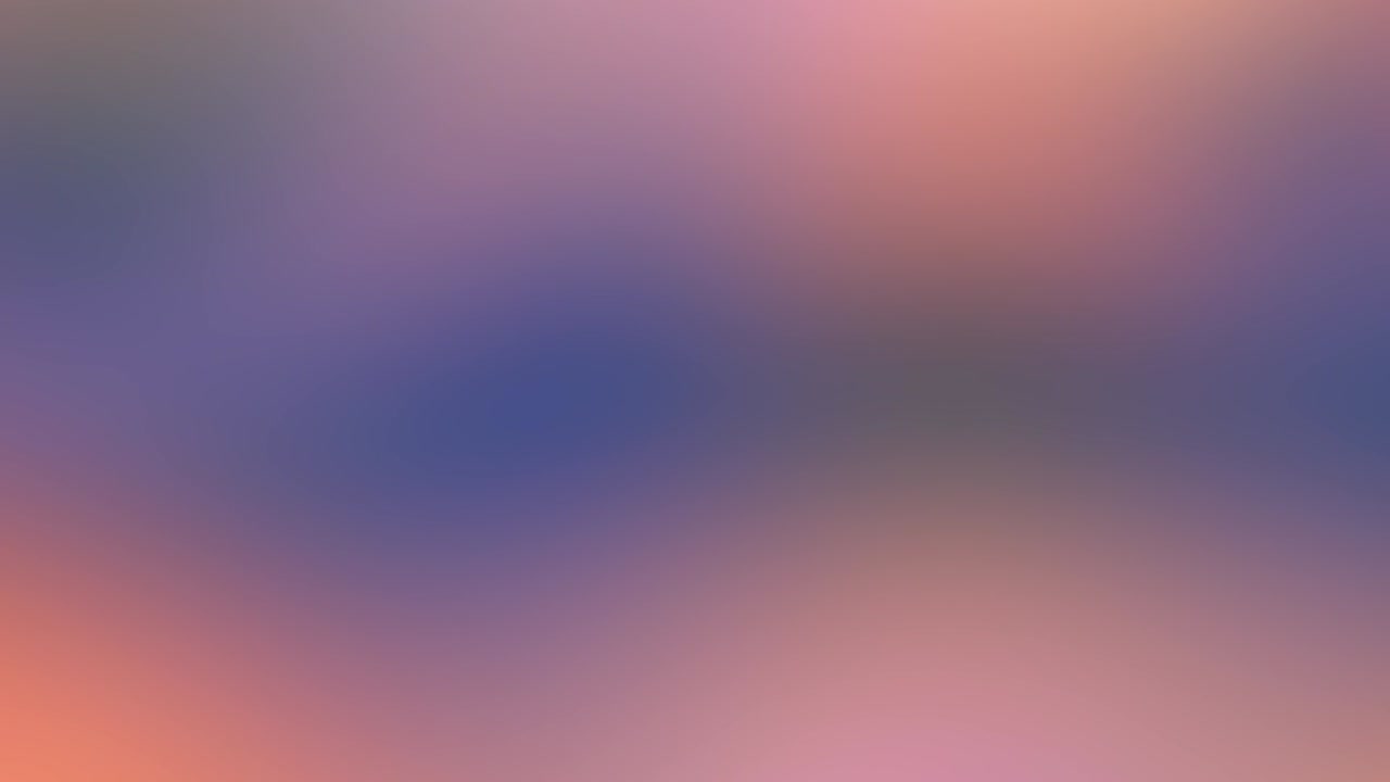 4K looping orange yellow purple blue abstract moving slideshow multi color background video with blur effect. Abstract holographic concept in motion style. Live wallpaper loop.