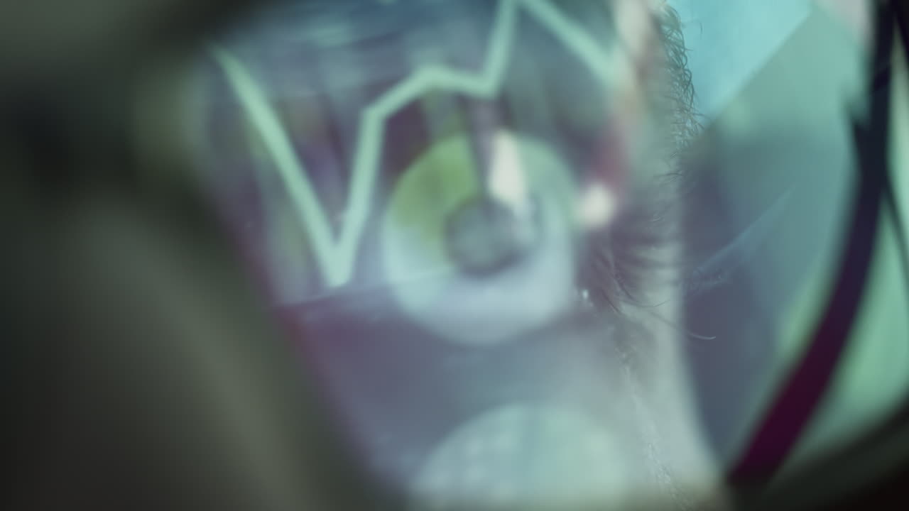 primer plano de un ojo