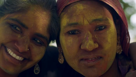 rajasthan people celebrating the festival of colors holi in india