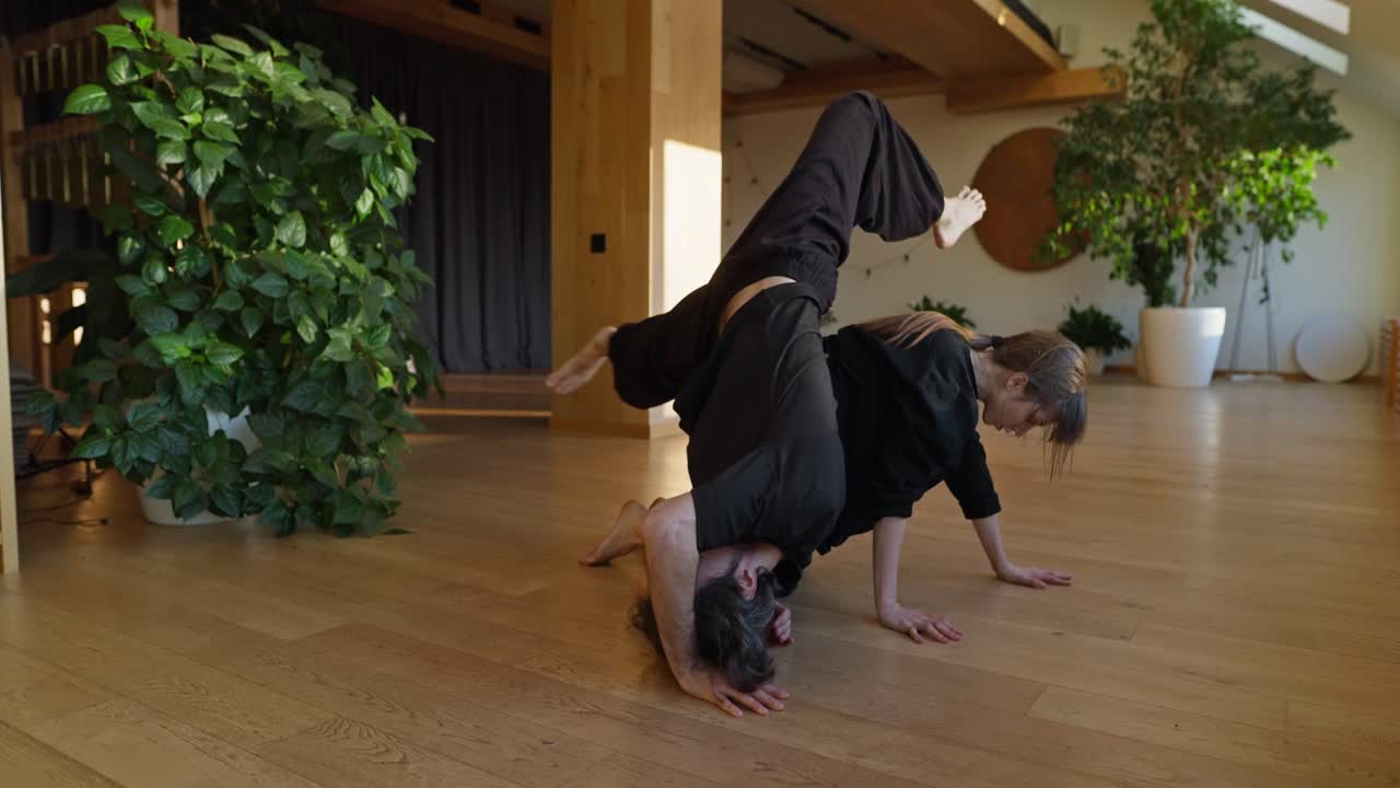 Contemporary Dance Duet Performance