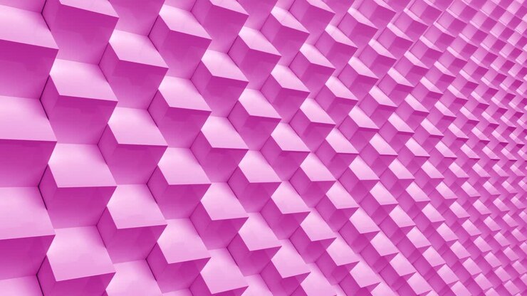 4K Abstract Looped Cubic Background