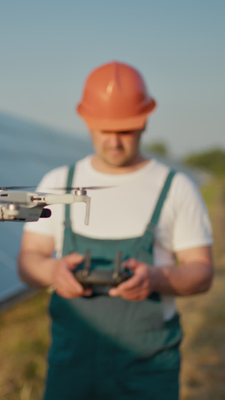 Drone operator vertical video