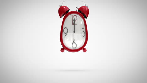 cute alarm clock counting to midnight