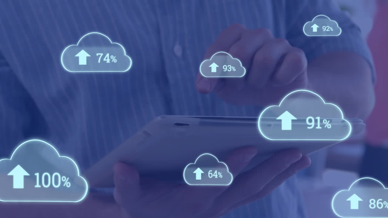 디지털 클라우드에 업로드합니다.