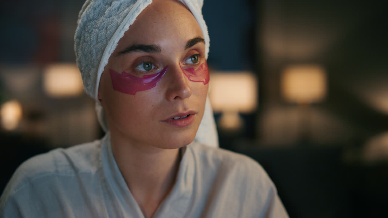 closeup ama de casa escribiendo mensajes tarde en la noche. concepto de estilo de vida doméstico