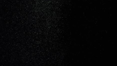 abstract particles on black background