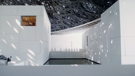 interior of the museum of islamic art, doha, qatar