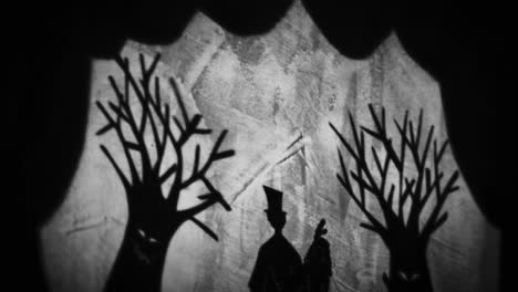shadow puppets of a gentleman