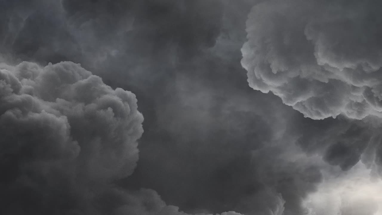 아름다운 천둥 폭풍의 영상 4k