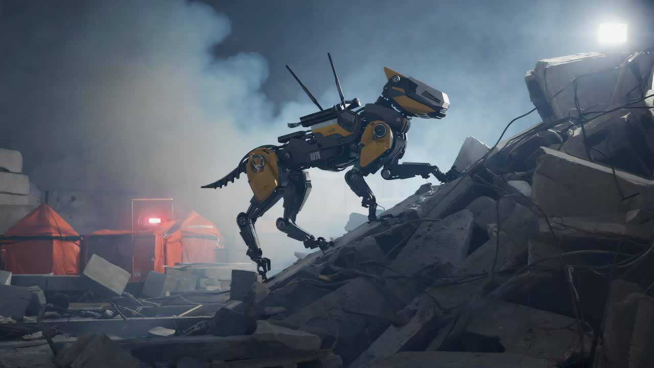 Robot Dog in Disaster Relief