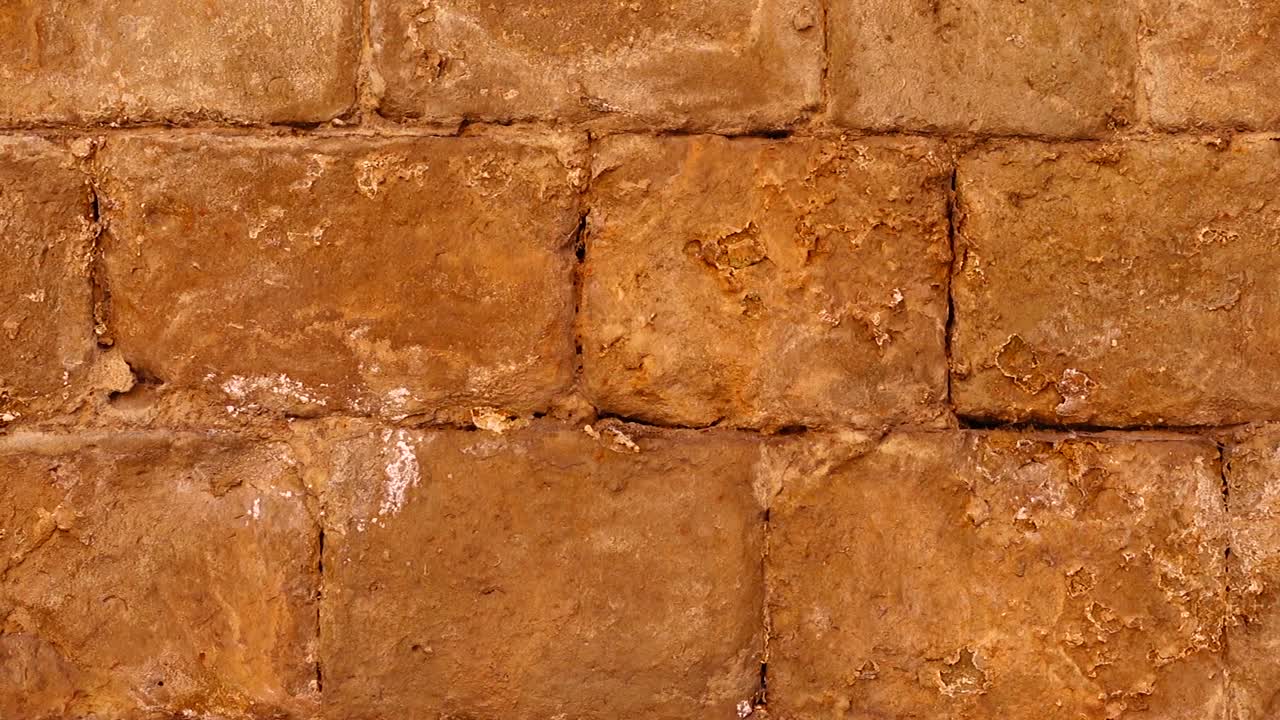 Un muro di pietra. Sfondo per riprese